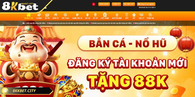 Đăng ký 8KBET cần thực hiện qua trang cá cược chuẩn